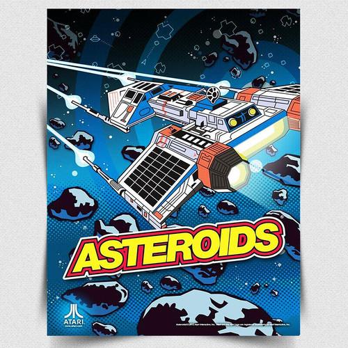 

Asteroids Game Arcade SIGN METAL WALL PLAQUE retro poster man cave games roomAluminum 20x30cm（7.8x11.8inch）
