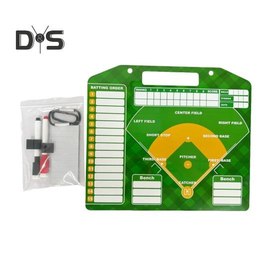 Magnetic Baseball Lineup Board for Dugout Double-Sided Baseball Coaching Broad with 30 Lineup Cards Baseball Tactical Clipboard