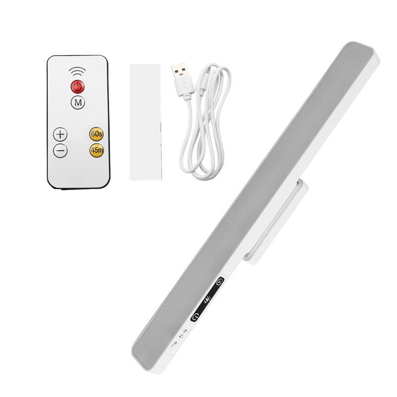 ABGR-Rechargeable Kitchen Ceiling Light With Remote Control 5 Colors Dimmable Light Bar Mirror Lights