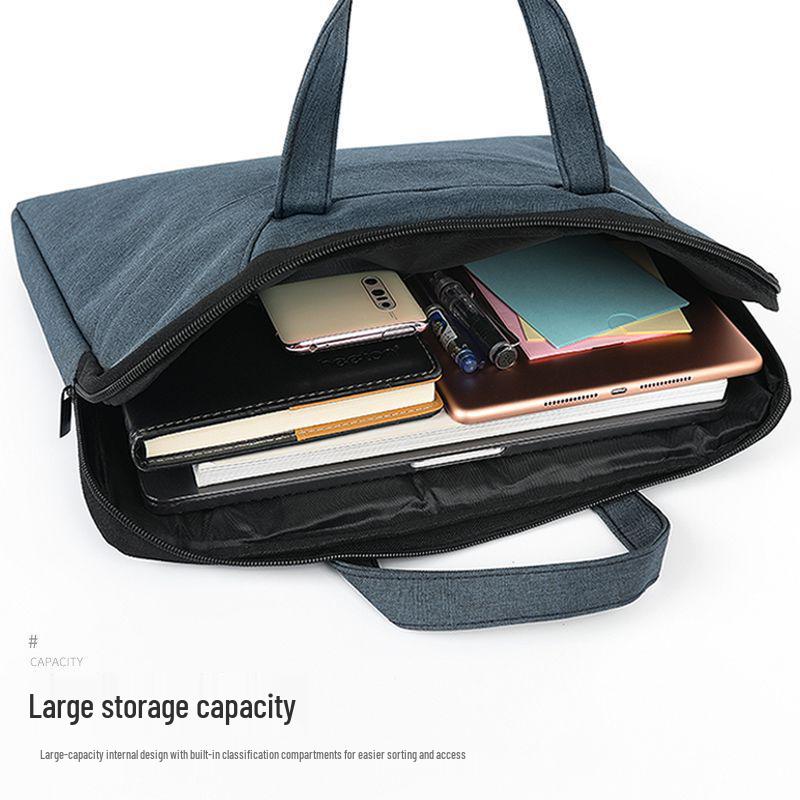 A4 Men's Custom Briefcase: Business Handbag, Document & Laptop Tote