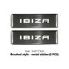 hdzsn4 Car Body Sticker Aluminum Alloy Emblem Decoration Auto Stickers For Seat Exeo Altea Arona Toledo Ibiza Leon E-racer Ateca