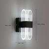 Acrylic Light Guide LED Wall Lights Modern Wall Light Decor  for Living Room Bedroom