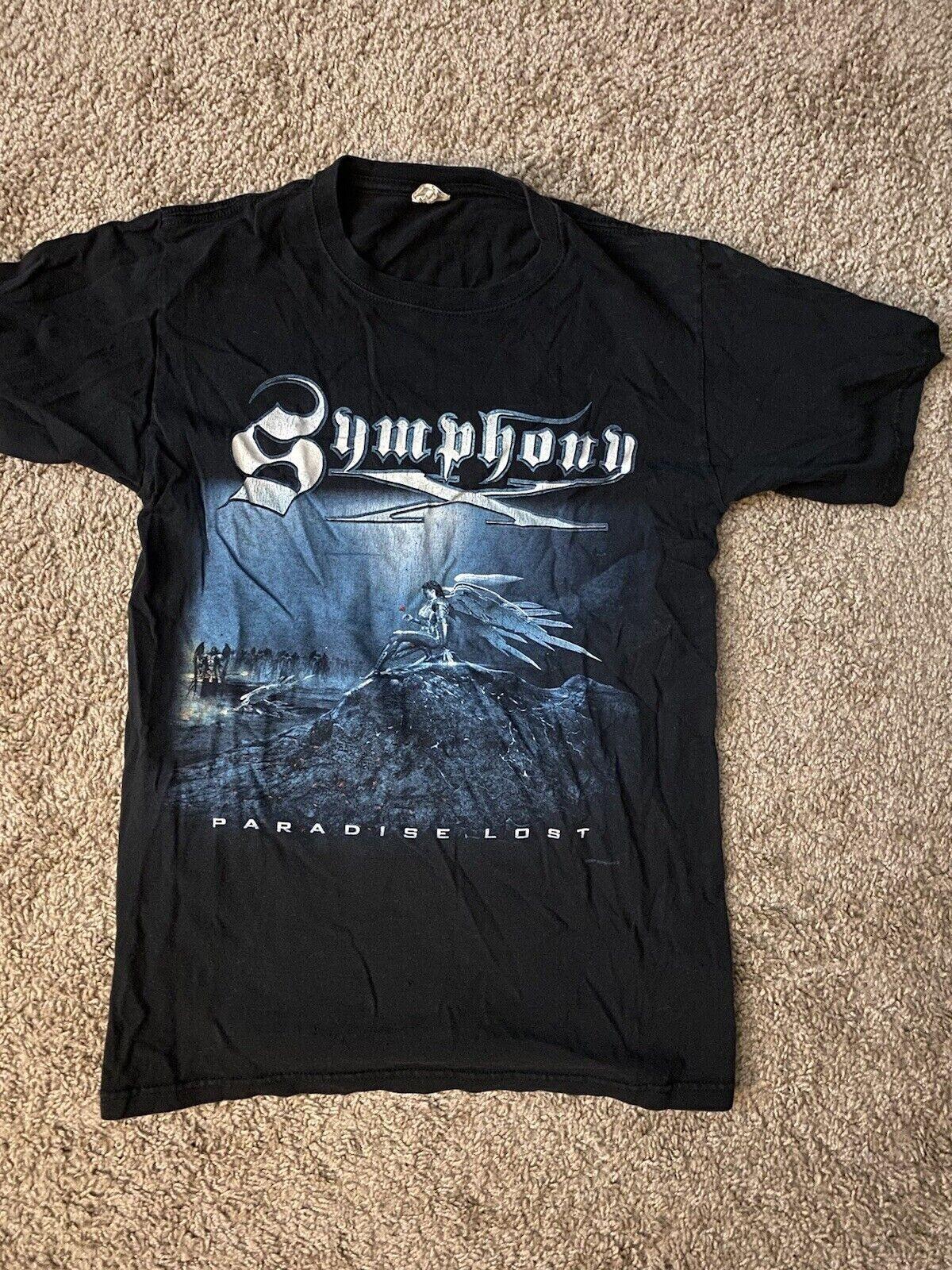 Vintage Symphony X Paradise Lost T-shirt Cotton Gift Adult Tour Concert EM0204 Unisex T-Shirt L