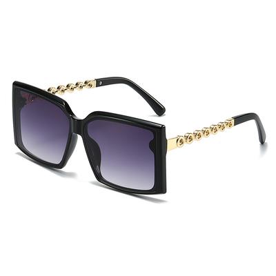 Square Sunglasses, Trendy Chain Glasses, Milan Catwalk Sunglasses