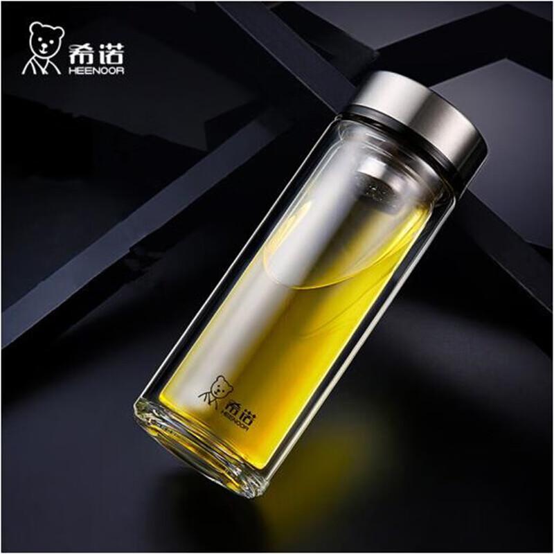 HEENOOR Double Wall Glass Tea Cup 260ml