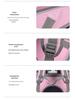 Large Transparent Foldable Outdoor Cat Carrier - Double Shoulder, Multi-functional, Solid Color
