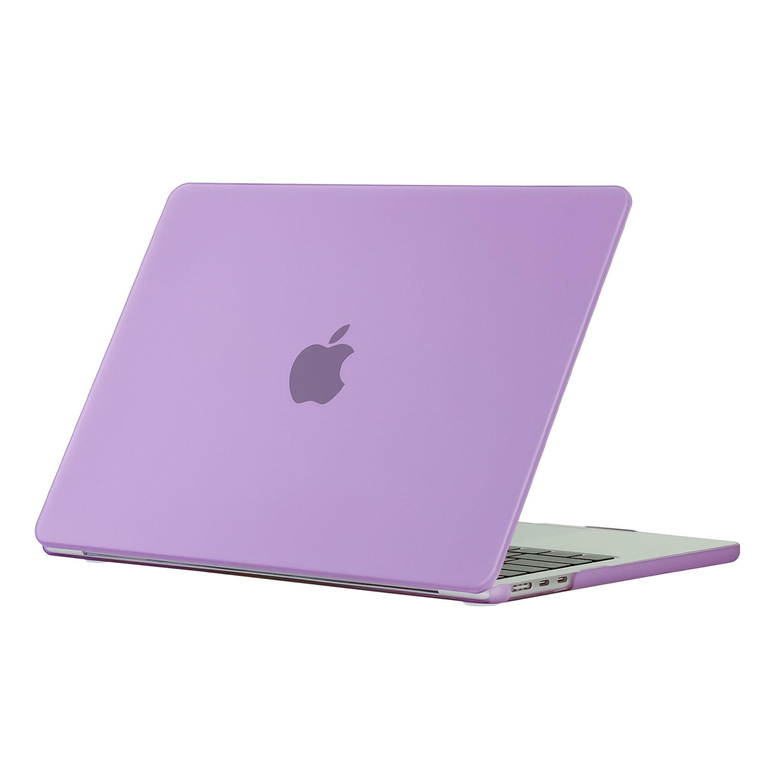 

For MacBook Air 13 inch (2025)/(2024) A3113 M3/(2022) A2681 Matte Finish Protective Laptop Cover Hard PC Notebook Case Purple