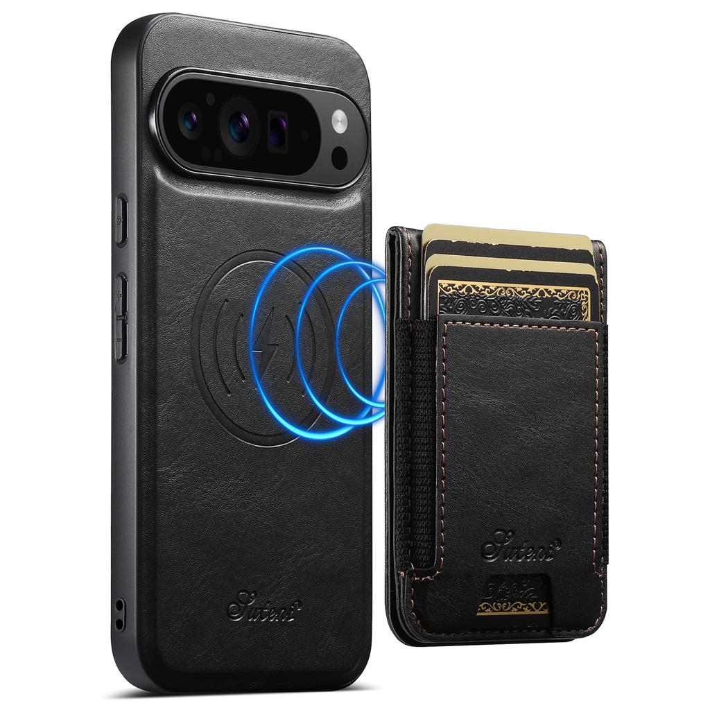SUTENI Για Google Pixel 10 Pro XL Θήκη Συμβατή με Μαγνητικό Πορτοφόλι Καρτών Σταντ Κάλυμμα Τηλεφώνου
