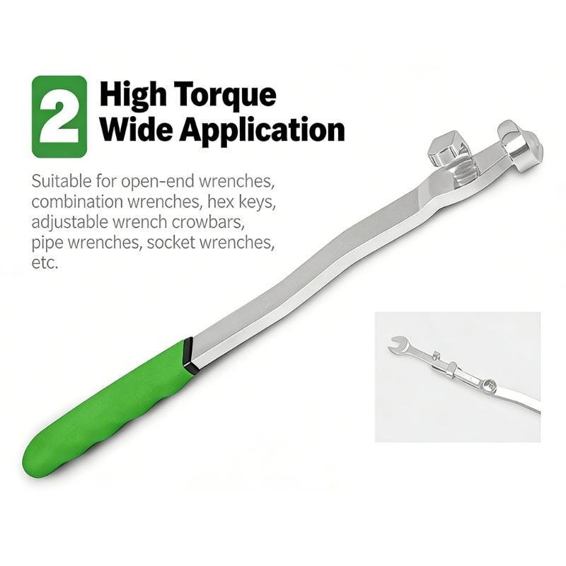Universal Wrench Extension Tool Gears Drive Extension Wrench Nonslip Grip For Automotive Applications