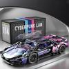 1:14.678 Teile Technologie Serie Klassischer Cyber-Stil Super Rennsport Sportwagen Baustein Modell Moc Spielzeug Für Jungen Geburtstagsgeschenk