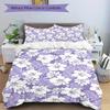 3pcs Hawaiian-floral-pattern Bedding Set, Ideal for Home Use, Suitable for Bedroom Decor (1*Duvet Cover + 1/2*Pillowcases, No Core) yy250821160