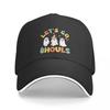 Baseball Caps Halloween Lets Go Ghouls Ghost Retro Casquette Female Male Casual Spring Hats