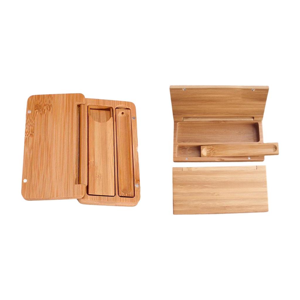 Wooden Incense Sticks Holder Incense Stick Burner Crafts Incense Storage Case for Furnishings Living Room Temple Table Yoga