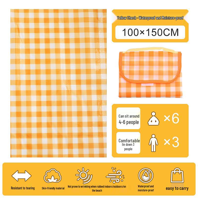 Waterproof Thickened Outdoor Picnic Mat: Moisture-Proof, Portable & Perfect for Camping and Spring Outings