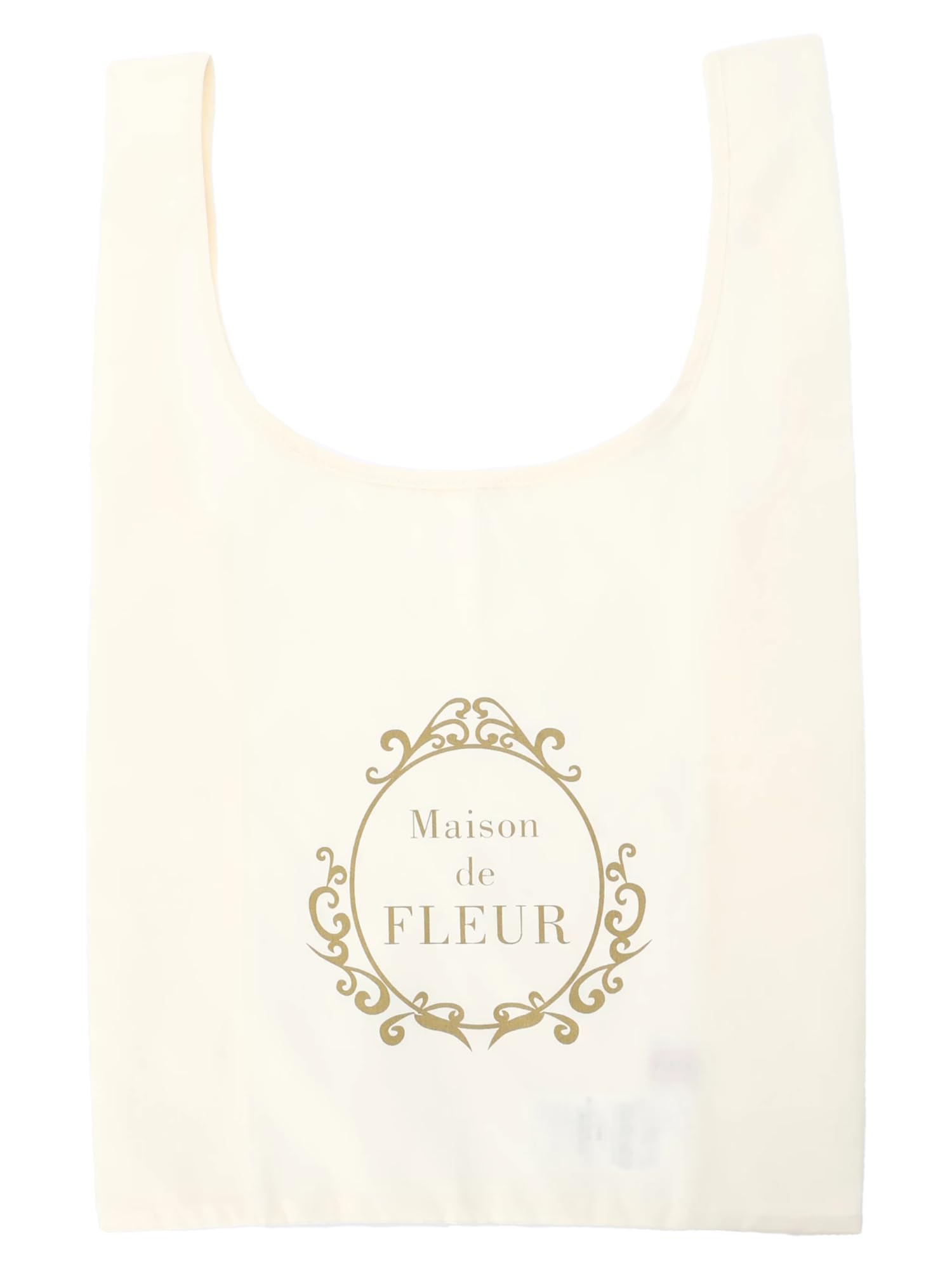 

de Eco Bag Brand Logo Eco Bag Ivory [Maison Fleur] Women s