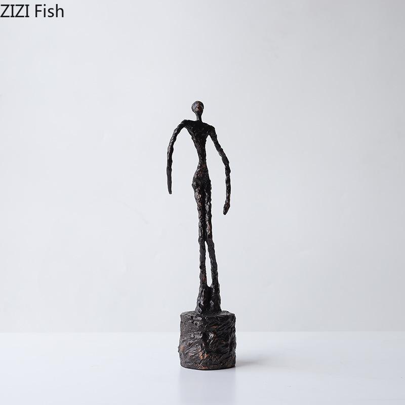 Twisted Dancer Figures Statue Artwork Ornaments Desk Decoration Creative Abstract Characters Sculpture Room Aesthetic Decor