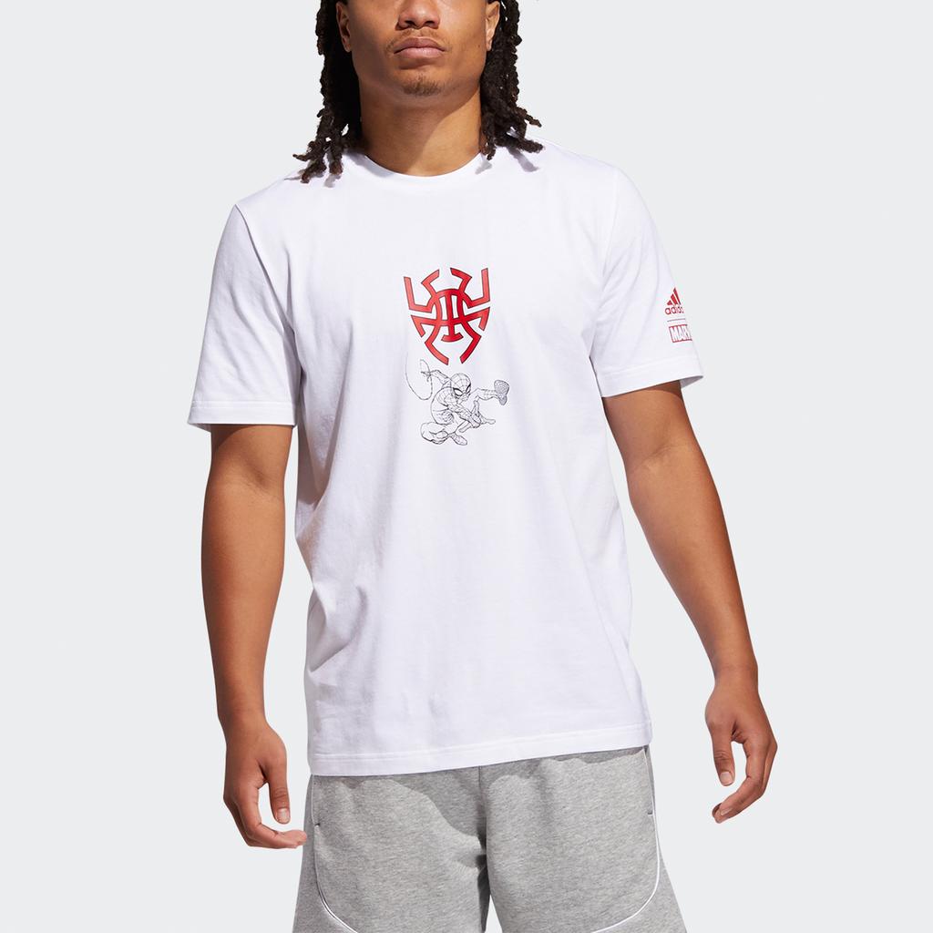 Adidas Originals X Marvel Don Issue Tee Men Tops White GU6293
