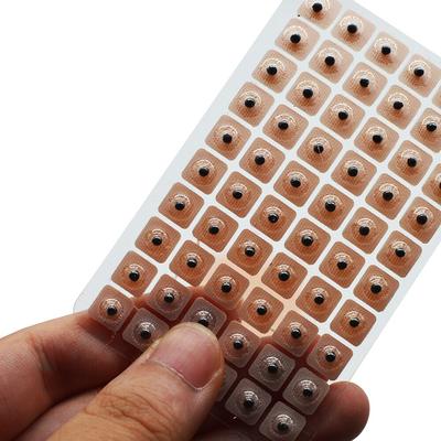 600 Teile/los Chinesische Magneten Überzogene Samen Aufkleber Paste Bean Ohr Massage Samen für Akupunkturtherapie Auricular Akupunktur