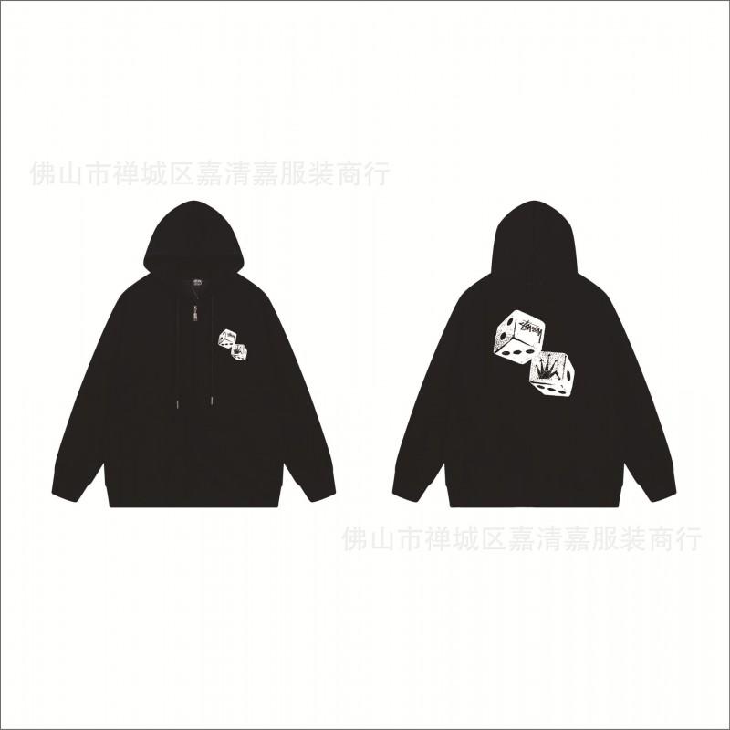 Mens Oversized Zip-Up Hooded Sweatshirt Casual Streetwear Cotton Pullover Fall