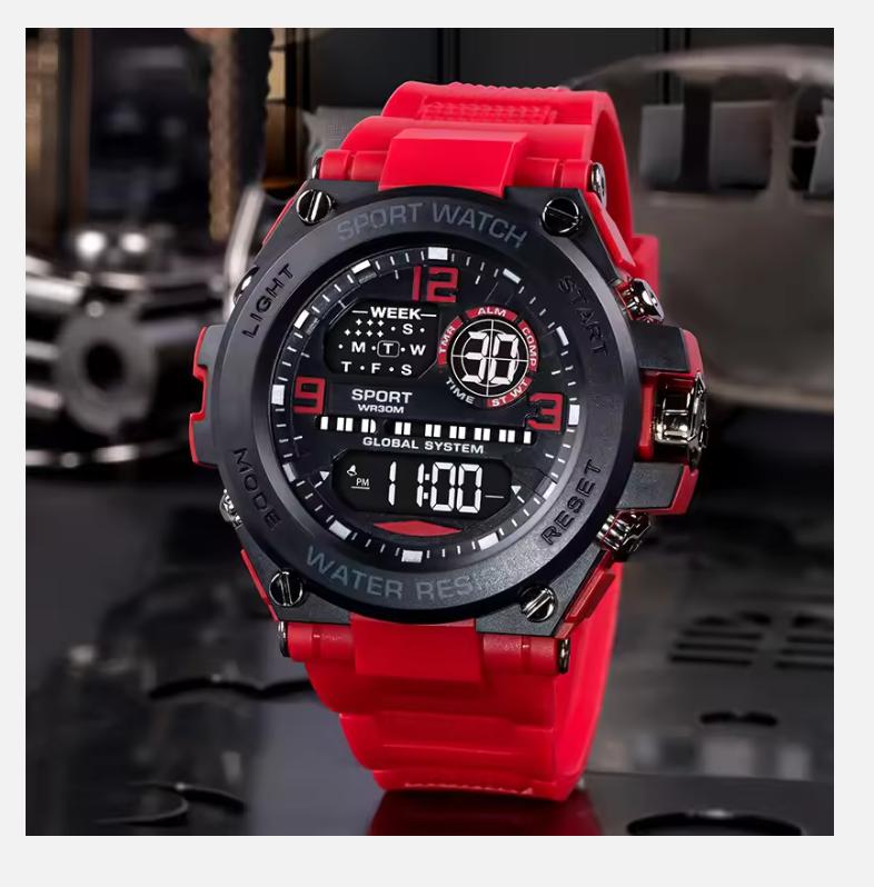 2025 Top Luxury Electronic Watch for Man Outdoor Sport Watch Stopwatch Waterproof Calendar Digital Clock 24355