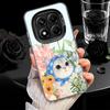 Cute Floral Headscarf Kitten Soft Phone Case for Xiaomi Redmi Note 13 14 15 Pro Plus 12S 12 11S 11 11T 10S 10 Shockproof Cover B