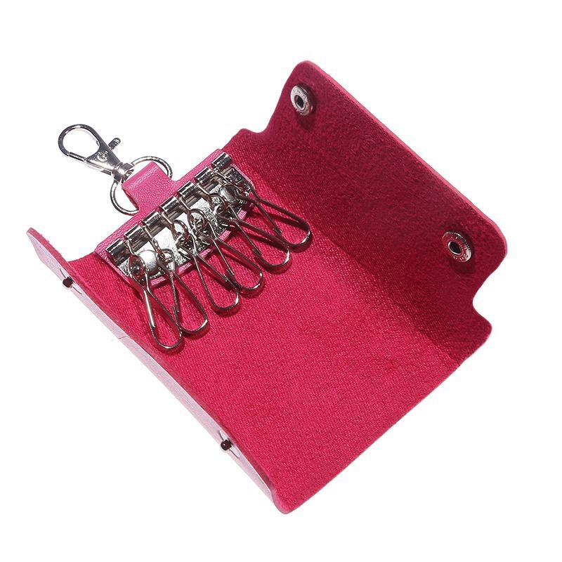 

Women Men Key Holders Vintage Keys Organizer Fashion Solid Car Keychain Housekeeper Keychain Cover Key Wallets Key Pouch розы красного