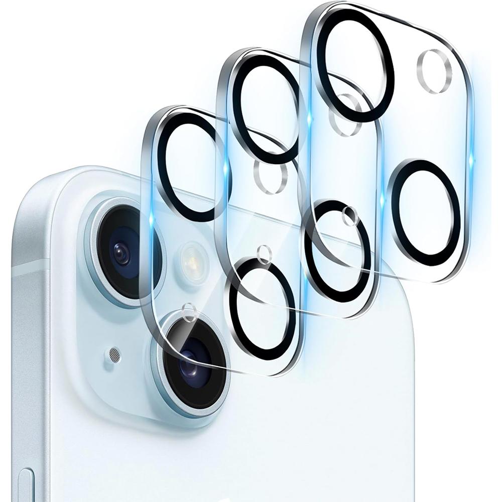 3Pcs Camera Lens Screen Protector Cover for Iphone 17 Air 16 Pro Max 15 Plus 14 13 12 Mini 11 16E Tempered Glass Protection Film Phone Accessories