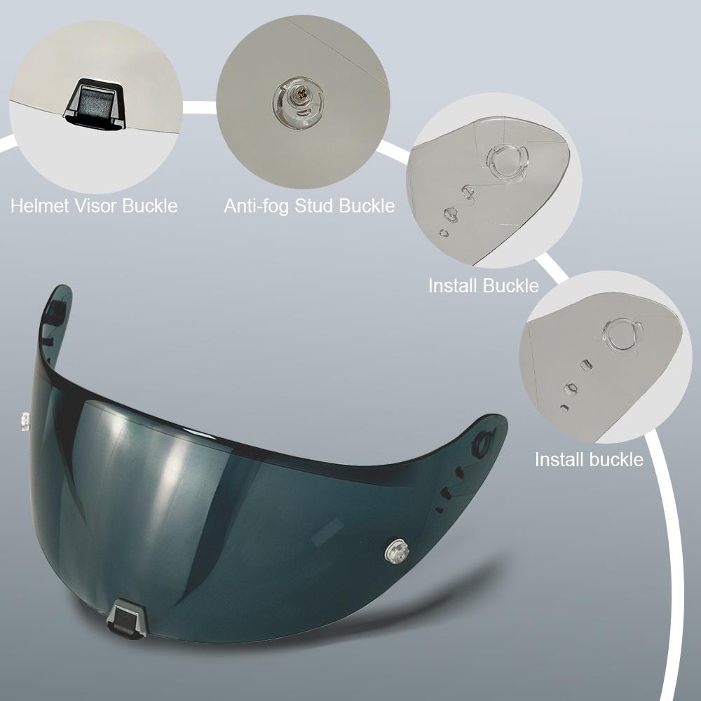R1 Visors for Scorpion EXO-T520 ST1400 Protection Electroplated Dustproof visor Motorcycle helmet accessories