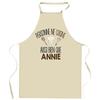 Planetee Apron No One Cooks As Well As ANNIE | Original First Name Gift for Cook | Protective Clothing Blouse