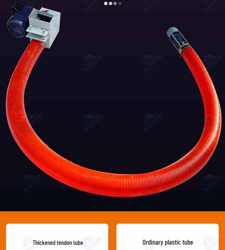 Compact Vehicle-Mounted Auger for Grain, Sand, and Cement