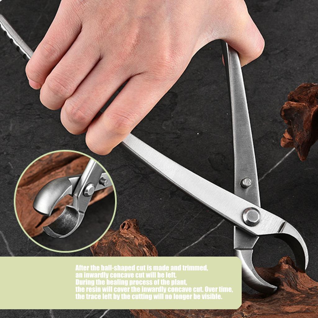Quality 2Piece Bonsai Tool Set With Ergonomic Handle Knob Cutter Angled Cutter For Comfortable Gardening Work Task