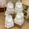 Schulranzen Koreanisch klein frisch Schulranzen weibliche Studentin einfacher kleiner floraler Rucksack leicht große Kapazität Highschool-Rucksack