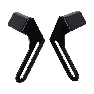 2 Sets Bench Grinder Tool Rest Heavy Duty Carbon Steel Work Support Left and Right Bracket Replacement Kit for 150 200 Type Grinders