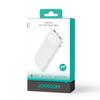 Powerbank JR-PBF12 10000mAh 2.4A 2x USB-A 1x USB-C - white
