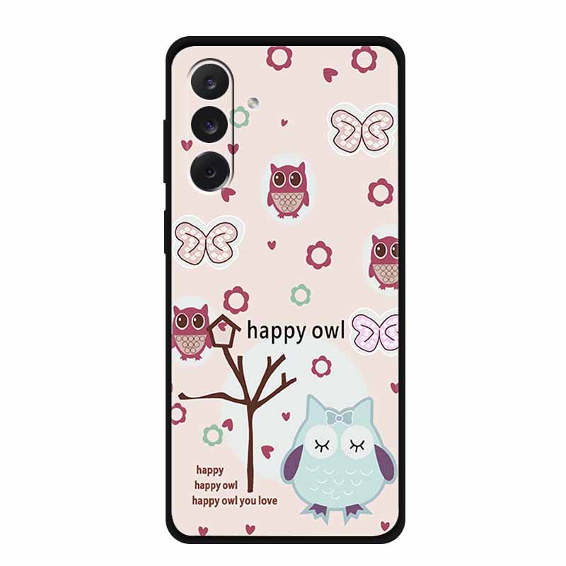 For Samsung M06 M16 M36 3D Flowers Case Soft Silicone Bumper Emboss Phone Cases for Samsung Galaxy M 06 16 36 Back Protect Cover