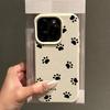 Cute Animal Pawprint Pattern Phone Case For iPhone 17 Pro Max 16 15 14 Plus 13 12 11 Pro 17Air 16e X XR XS Max Shockproof Cover