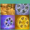 Luzes de Fio de Cobre com Controle Remoto Para Decoração de Jardim Externo