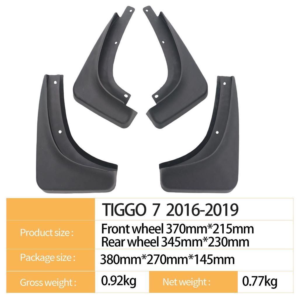 Chery Tiggo 7 2016-2019 Reifenschmutzfänger