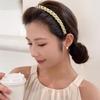 Fabric Braided Hairhoop With AntiSlip Teeth Grip For Face Washing Exercise Strong Hold On Short Hair Styling Hairband