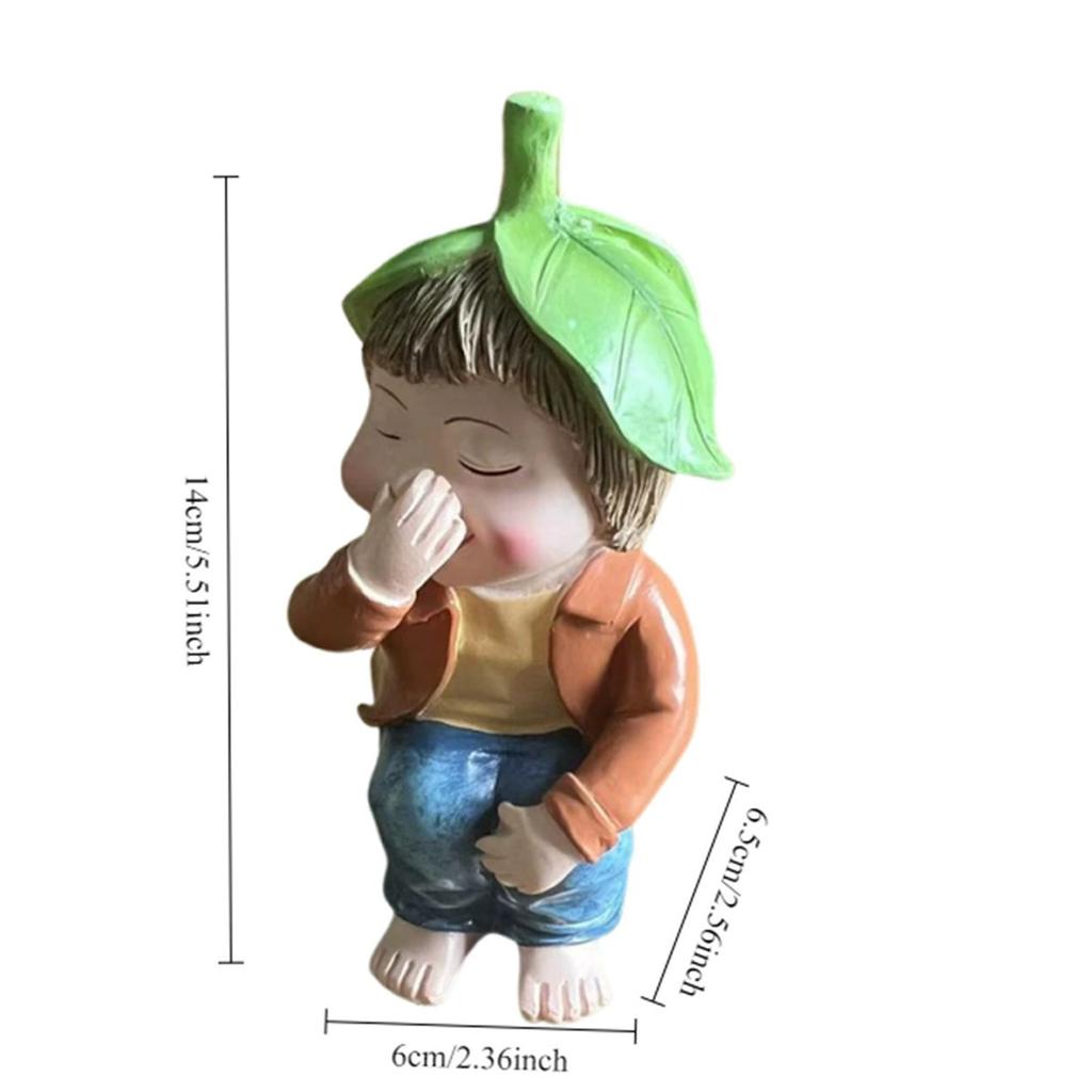 Grappige Kabouters Standbeelden Decoraties Creatieve Vensterbank Decoraties Hars Figuur Sculptuur Buiten Tuin Tuin Decoratieve Ornamenten