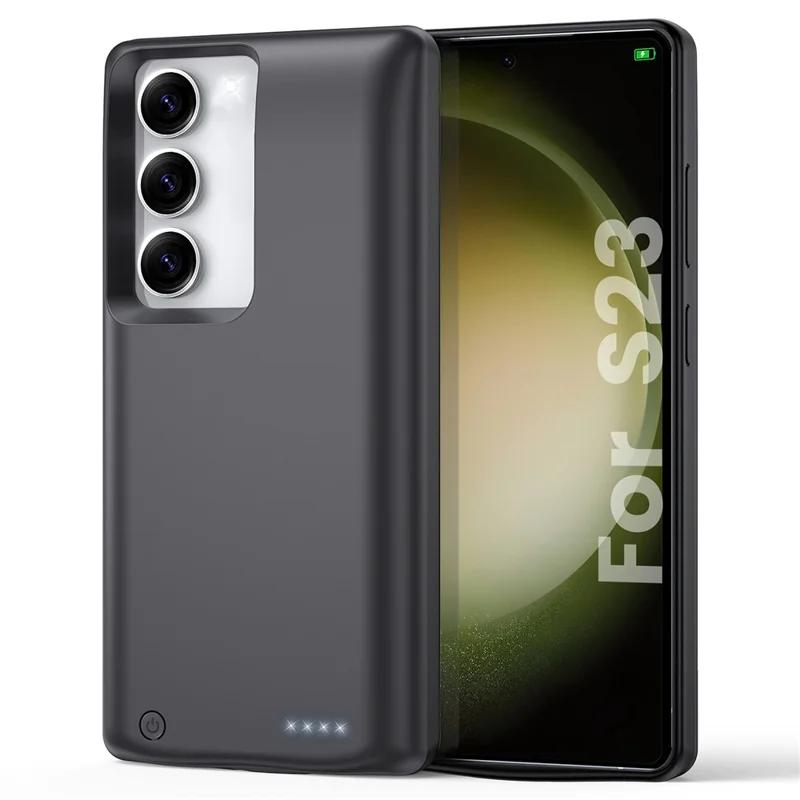 

TY-118 For Samsung Galaxy S23 / S22 5G 10000mAh Battery Case Power Bank Portable Charger Protective Cover чёрный