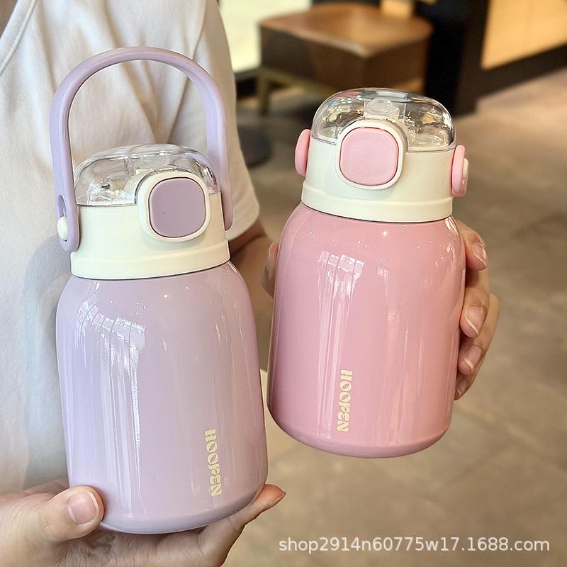 316 Stainless Steel Insulated Tumbler, High-Aesthetic Portable Cup, Compact Simple Water Bottle, New Trendy Design for Home Office Outdoor
