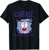 Courage the Cowardly Dog Graphic Tee with Frightening Design
