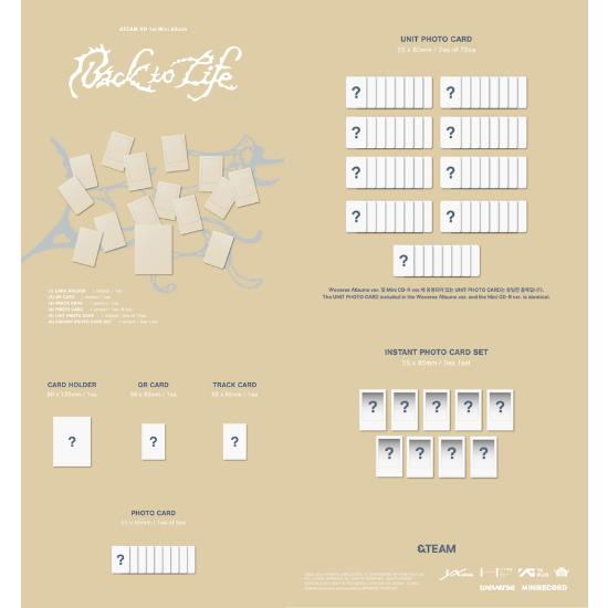 Weverse Album Ver &TEAM KR 1st Mini Album Back to Life