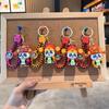 Chinese New Year God of Wealth Panda Keychain – Soft Rubber Charm Pendant and Small Gift