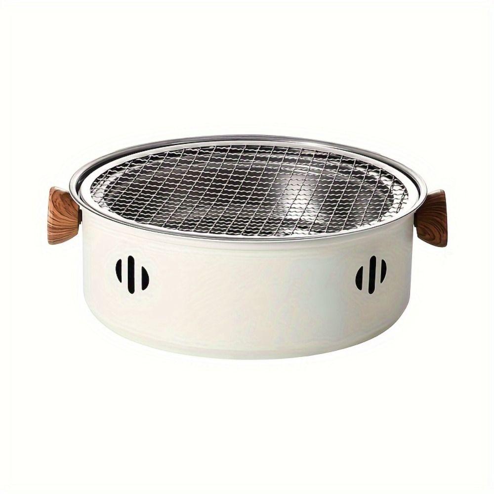 Compact Size Tabletop BBQ Grill Stainless Steel Charcoal Grill Stove  Camping BBQ