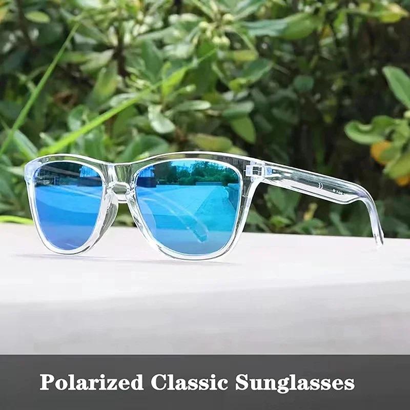 Ochelari de Soare Transparenți Vintage pentru Bărbați Utilizare la Condus Ochelari pentru Sporturi în Aer Liber Femei Ochelari de Soare la Modă Ochelari cu Ramă din Sticlă Transparentă Ochelari UV400