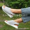 Fashion Shoes Women 2025 Summer Sandals Sapato Feminin Comfy PU Shopping Flat Sole Sandal For Women Shoes Peep Toe Sandalias Mujer NEW