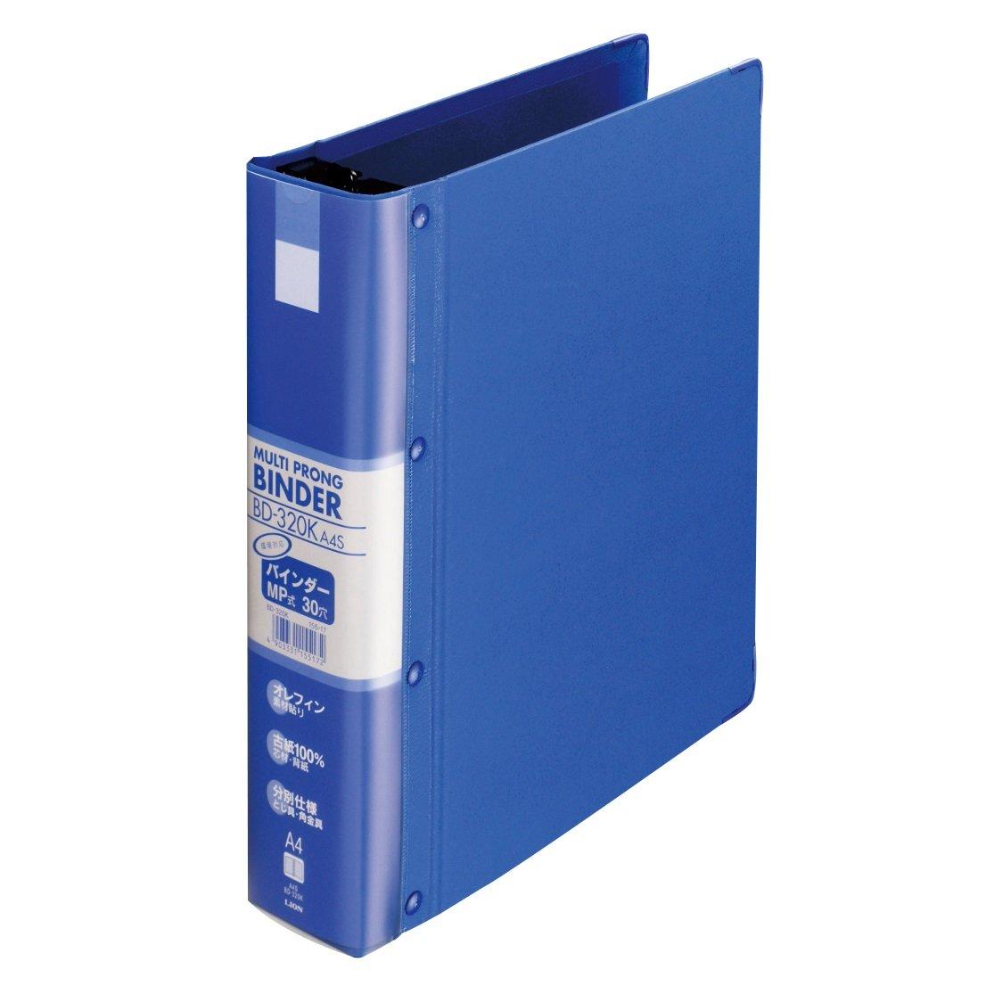 Папка-регистратор Lion Office, стиль MP, формат A4, 500 листов, BD-320K, синяя