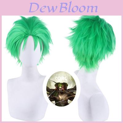 One Piece Roroya Zoro Cosplay Paruka Prémiové Syntetické Hedvábné Vlákno Tepelně Odolná Halloween Kostým Rekvizita